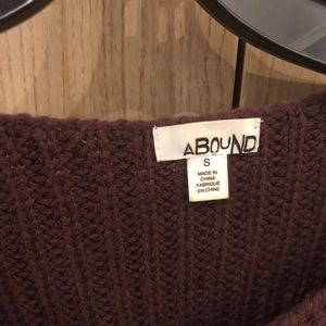 Warm plum colored Nordstrom sweater